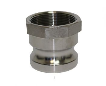 Type A Adapter - Stainless Steel Male Camlock Adapter x Female NPT Thread