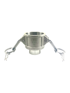 1.5" Female Cam & Groove Coupling x Butt Weld to 1.5" Tube