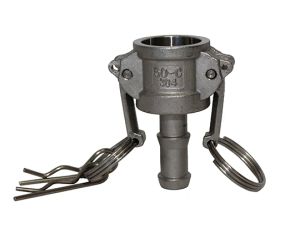 1/2" Female Coupler x 1/2" Hose Shank (Type C Camlock)