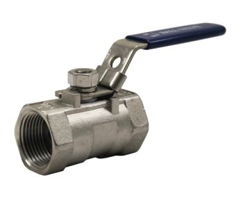1/4" NPT Threaded 1-Piece, Reduced Port Ball Valve (SS 316)