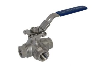 3 Way Ball Valves (T-Port & L-Port)