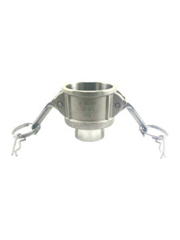 1" Female Cam & Groove Coupling x Butt Weld to 1" Tube