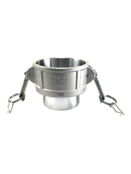 4" Female Cam & Groove Coupling x Butt Weld to 4" Tube
