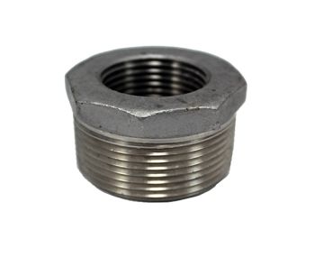 1 1/2" x 3/4” Hex Bushing (Stainless Steel 304)
