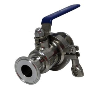 1-1/2" Quick (EZ) Clean Tri-Clover Ball Valve
