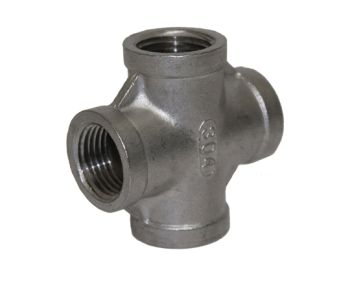 1/2" Pipe Cross (304)