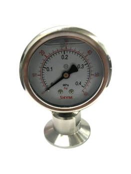 Sanitary Tri-Clamp Pressure Gauge