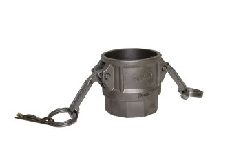 1 1/2" Female Coupler x 1 1/2" Female NPT Thread (Type D Camlock)
