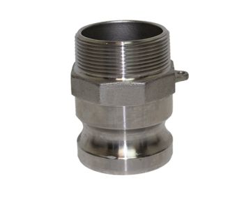 3/4" Male Adapter x 3/4" Male NPT Thread (Type F Camlock)

