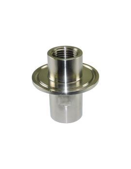 1.5" Tri-Clover x 1/2" FNPT on Inlet x 1/2" FNPT Inside Flange