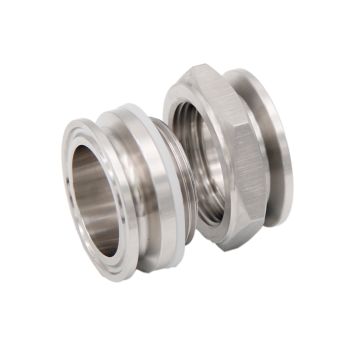 1.5" Tri-Clamp Bulk Head Fitting - Double Sided