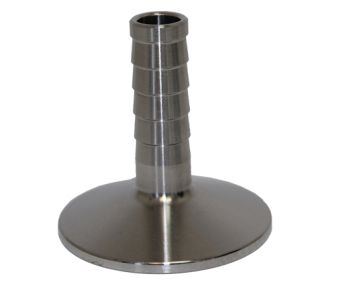 1.5" Tri-Clamp x 1/4" Hose Barb