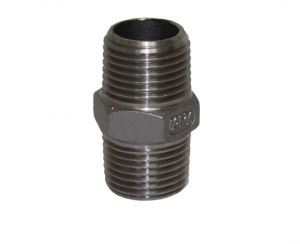 1/2” Pipe Hex Nipple (Stainless Steel 316)