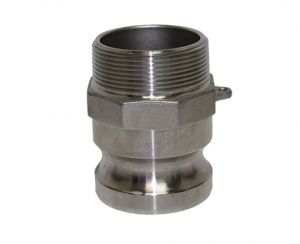 Male Cam and Groove x Male NPT  (Stainless Steel 304)
