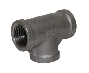 1-1/4” Pipe Tee Fitting (Stainless Steel 304)